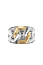 Carlyle Ring, Sterling Silver & 18k Yellow Gold